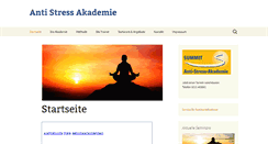 Desktop Screenshot of anti-stress-akademie.com