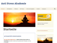Tablet Screenshot of anti-stress-akademie.com